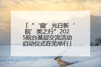 “‘徽’光日新‘皖’美之行”2025皖台基层交流活动启动仪式在芜举行