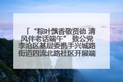 “粽叶飘香敬贤德 清风伴老话端午” 致公党李沧区基层委携手兴城路街道四流北路社区开展端午节主题活动