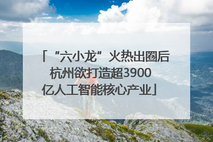 “六小龙”火热出圈后 杭州欲打造超3900亿人工智能核心产业