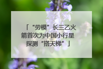 “劳模”长三乙火箭首次为中国小行星探测“搭天梯”