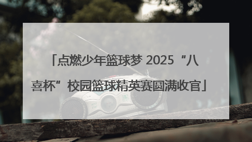 点燃少年篮球梦 2025“八喜杯”校园篮球精英赛圆满收官