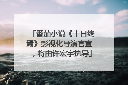 番茄小说《十日终焉》影视化导演官宣，将由许宏宇执导