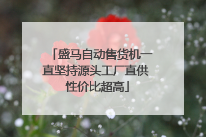 盛马自动售货机一直坚持源头工厂直供 性价比超高