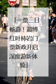 一票三日畅游！淄博红叶柿岩门票新政开启深度游新体验