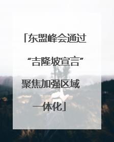 东盟峰会通过“吉隆坡宣言” 聚焦加强区域一体化
