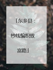 东乡县：纱线编织致富路