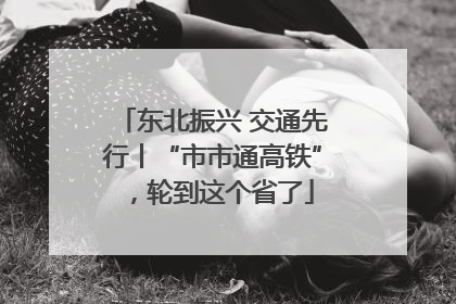 东北振兴 交通先行丨“市市通高铁”，轮到这个省了