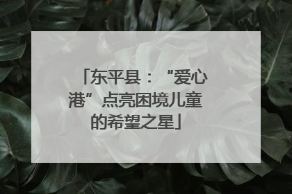 东平县：“爱心港”点亮困境儿童的希望之星