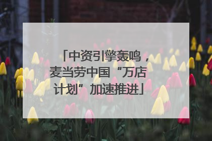中资引擎轰鸣，麦当劳中国“万店计划”加速推进