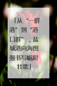 从“一群港”到“港口群”，盐城港向海图强书写崛起壮歌