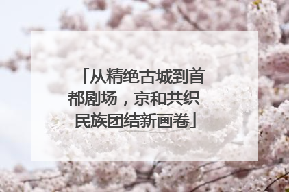 从精绝古城到首都剧场，京和共织民族团结新画卷