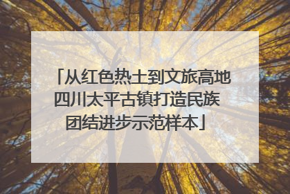 从红色热土到文旅高地 四川太平古镇打造民族团结进步示范样本