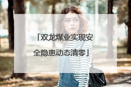双龙煤业实现安全隐患动态清零