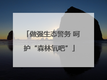 做强生态警务 呵护“森林氧吧”