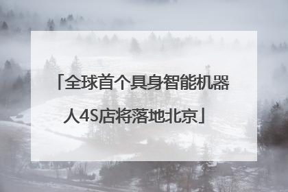 全球首个具身智能机器人4S店将落地北京