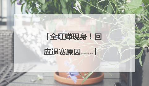 全红婵现身！回应退赛原因……