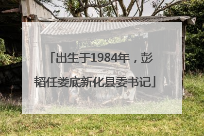 出生于1984年，彭韬任娄底新化县委书记