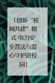 创新“校网共建”模式 电力安全普法与爱心守护进校园