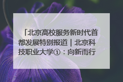 北京高校服务新时代首都发展特别报道｜北京科技职业大学①：向新而行，为首都低空经济发展提供“即战力”