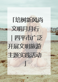 培树新风尚 文明月月行｜四平市广泛开展文明旅游主题实践活动