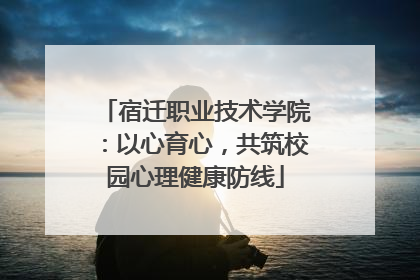宿迁职业技术学院：以心育心，共筑校园心理健康防线