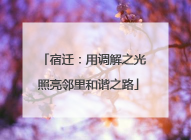 宿迁：用调解之光照亮邻里和谐之路