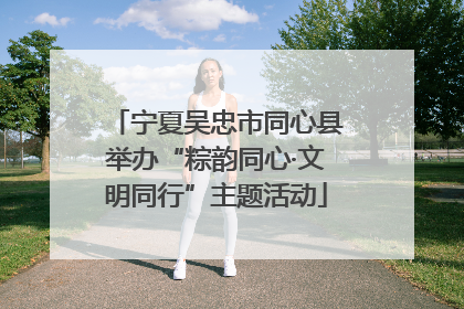 宁夏吴忠市同心县举办“粽韵同心·文明同行”主题活动