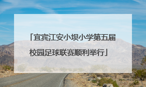 宜宾江安小坝小学第五届校园足球联赛顺利举行
