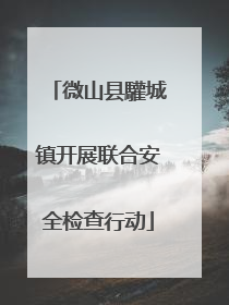 微山县驩城镇开展联合安全检查行动