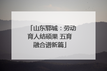 山东郓城：劳动育人结硕果 五育融合谱新篇