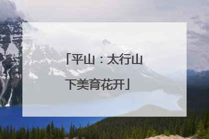 平山：太行山下美育花开