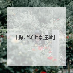 探寻辽上京遗址