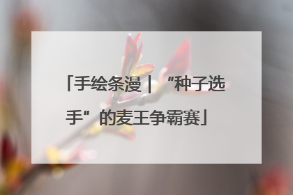 手绘条漫｜“种子选手”的麦王争霸赛