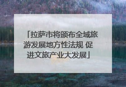 拉萨市将颁布全域旅游发展地方性法规 促进文旅产业大发展