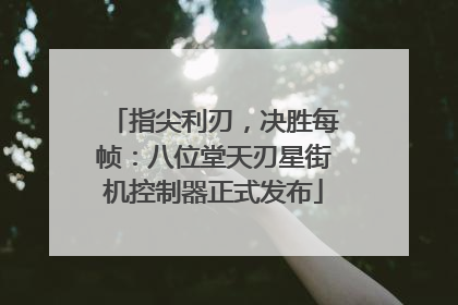 指尖利刃，决胜每帧：八位堂天刃星街机控制器正式发布