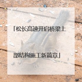 松长高速开启桥梁上部结构施工新篇章