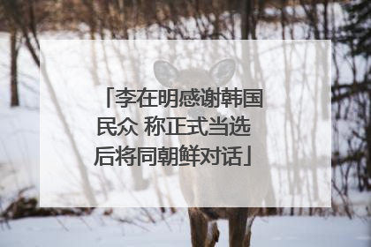 李在明感谢韩国民众 称正式当选后将同朝鲜对话