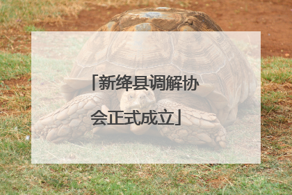 新绛县调解协会正式成立