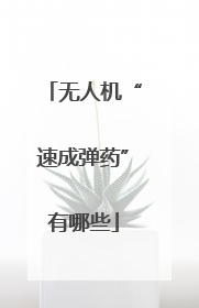 无人机“速成弹药”有哪些