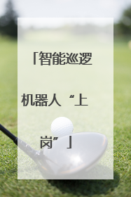 智能巡逻机器人“上岗”