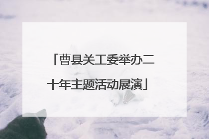 曹县关工委举办二十年主题活动展演