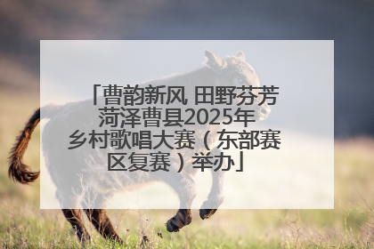 曹韵新风 田野芬芳 菏泽曹县2025年乡村歌唱大赛（东部赛区复赛）举办