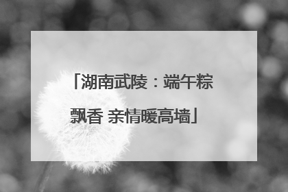 湖南武陵：端午粽飘香 亲情暖高墙