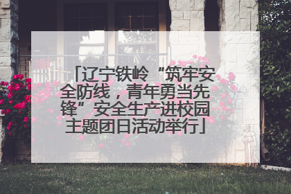 辽宁铁岭“筑牢安全防线，青年勇当先锋”安全生产进校园主题团日活动举行