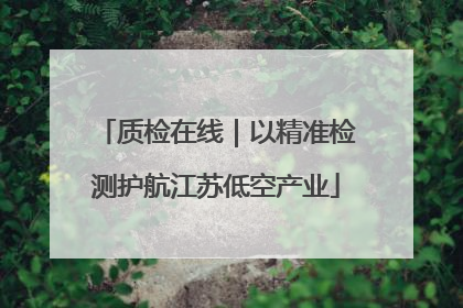 质检在线｜以精准检测护航江苏低空产业