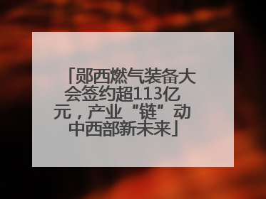 郧西燃气装备大会签约超113亿元，产业“链”动中西部新未来