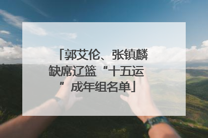 郭艾伦、张镇麟缺席辽篮“十五运”成年组名单
