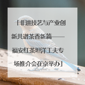 非遗技艺与产业创新共谱茶香新篇——福安红茶坦洋工夫专场推介会在京举办
