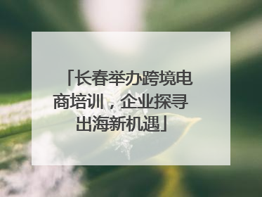 长春举办跨境电商培训，企业探寻出海新机遇