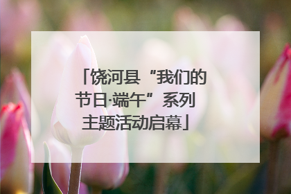 饶河县“我们的节日·端午”系列主题活动启幕